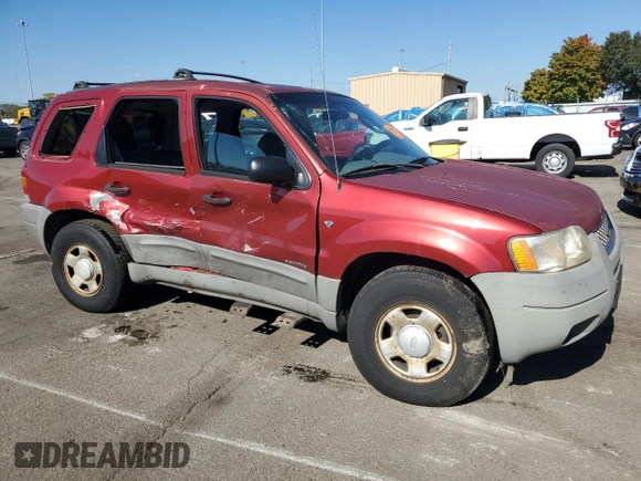 2001 Ford Escape XLS with VIN 1FMYU021X1KA95701, listed as a Copart auction lot 76782574 with 139,174 mi miles and Salvage Title. Bid and sale history available at carsss.com. Image 4.
