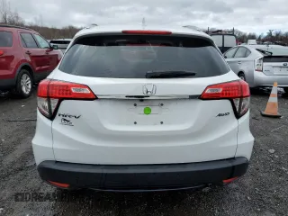 2021 Honda HR-V EX with VIN 3CZRU6H51MM736084, listed as a Copart auction lot 49614805 with 53,282 mi miles and Salvage Title. Bid and sale history available at carsss.com. Image 6.