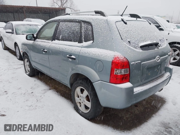 2007 Hyundai Tucson GLS with VIN KM8JM12B87U564202, listed as a IAAI auction lot 41277397 with 199,055 mi miles. Bid and sale history available at carsss.com. Image 3.