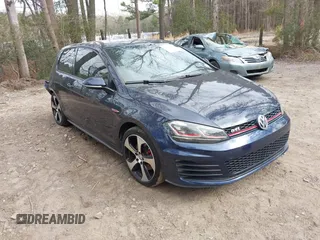 2016 Volkswagen Golf GTI S with VIN 3VWYT7AU1GM037714, listed as a IAAI auction lot 41840958 with 92,170 mi miles. Bid and sale history available at carsss.com. Image 1.