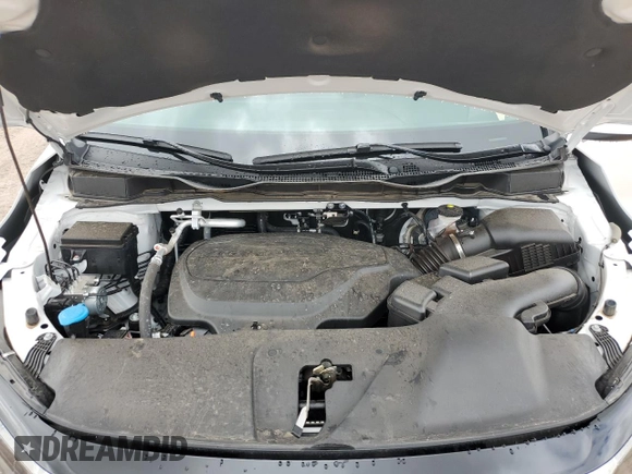 2025 Honda Odyssey Touring with VIN 5FNRL6H8XSB039033, listed as a Copart auction lot 56111255 with 4,842 mi miles and Salvage title. Bid and sale history available at DreamBid. Image 12.