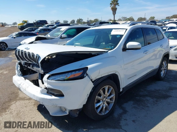 2016 Jeep Cherokee High Altitude with VIN 1C4PJLDB1GW264358, listed as a IAAI auction lot 41884632 with 87,250 mi miles. Bid and sale history available at carsss.com. Image 2.