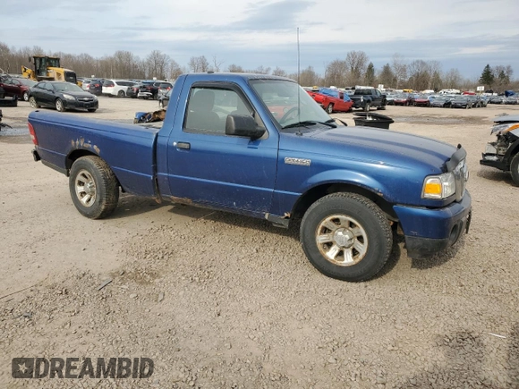 2010 Ford Ranger XL with VIN 1FTKR1AD9APA63175, listed as a Copart auction lot 52936605 with 93,903 mi miles and Salvage Title. Bid and sale history available at carsss.com. Image 4.