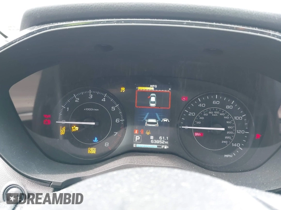 2020 Subaru Impreza with VIN 4S3GKAB69L3602396, listed as a IAAI auction lot 41621494 with 63,952 mi miles and . Bid and sale history available at DreamBid. Image 7.