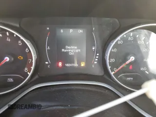 2019 Jeep Compass Latitude with VIN 3C4NJDBB7KT847886, listed as a Copart auction lot 49883665 with 162,470 mi miles and Salvage title. Bid and sale history available at DreamBid. Image 9.