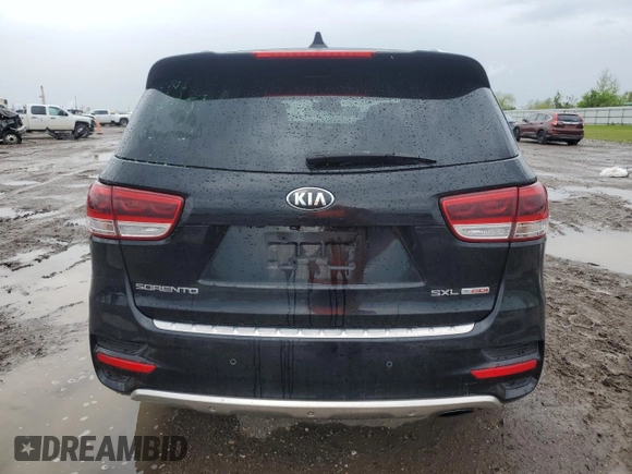 2016 Kia Sorento SXL with VIN 5XYPK4A10GG027677, listed as a Copart auction lot 50814805 with 82,677 mi miles and Salvage Title. Bid and sale history available at carsss.com. Image 6.