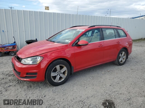 2015 Volkswagen Golf SportWagen TDI SE with VIN 3VWCA7AU1FM513989, listed as a Copart auction lot 78000464 with 83,572 mi miles and Salvage Title. Bid and sale history available at carsss.com. Image 1.