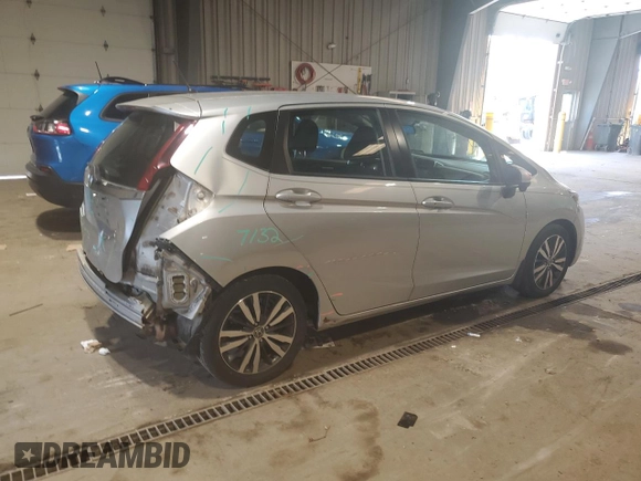 2015 Honda Fit EX with VIN 3HGGK5G82FM754820, listed as a Copart auction lot 55671125 with 111,603 mi miles and Salvage title. Bid and sale history available at DreamBid. Image 3.