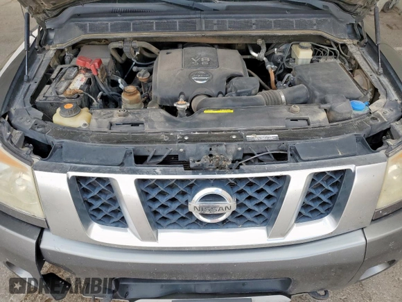 2013 Nissan Titan SV with VIN 1N6AA0EC4DN313935, listed as a Copart auction lot 57950695 with 246,851 mi miles and Salvage title. Bid and sale history available at DreamBid. Image 11.