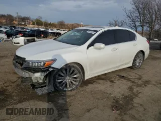 2016 Acura RLX Tech Pkg with VIN JH4KC1F58GC001025, listed as a Copart auction lot 88226255 with 137,813 mi miles and Salvage Title. Bid and sale history available at carsss.com. Image 1.