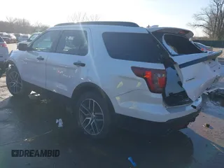 2017 Ford Explorer Sport with VIN 1FM5K8GT2HGD12298, listed as a IAAI auction lot 41092631 with 107,247 mi miles and . Bid and sale history available at carsss.com. Image 3.