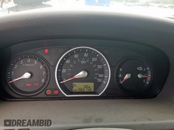 2006 Hyundai Sonata GLS z VIN KMHEU46C26A098689, wystawiony jako Copart lot #54663685 z przebiegiem 366 146 mil mil oraz Szkoda całkowita • Salvage title. Historia ofert i sprzedaży dostępna na DreamBid. Obrazek 9.