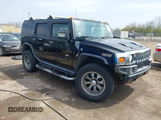 2007 Hummer H2 SUV z VIN 5GRGN23UX7H112972, wystawiony jako IAAI lot #41980625 z przebiegiem 214 857 mil mil oraz . Historia ofert i sprzedaży dostępna na DreamBid. Obrazek 1.