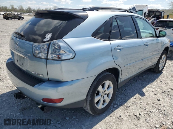 2004 Lexus RX 330 with VIN 2T2HA31U34C022407, listed as a Copart auction lot 52998415 with 147,717 mi miles and Salvage Title. Bid and sale history available at DreamBid. Image 3.