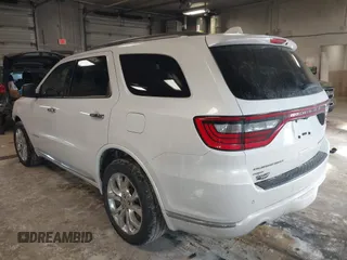2017 Dodge Durango Citadel with VIN 1C4RDJEGXHC652853, listed as a IAAI auction lot 41631921 with 110,427 mi miles and . Bid and sale history available at carsss.com. Image 3.