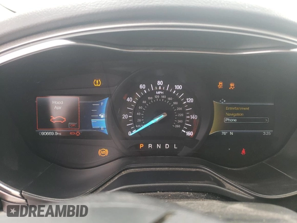 2020 Ford Fusion SE with VIN 3FA6P0HD0LR214560, listed as a Copart auction lot 66500734 with 90,669 mi miles and Salvage title. Bid and sale history available at DreamBid. Image 9.