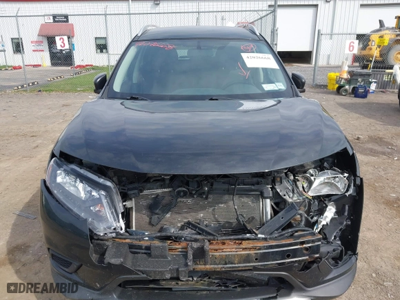 2016 Nissan Rogue S with VIN KNMAT2MV0GP710160, listed as a IAAI auction lot 42026668 with 172,517 mi miles. Bid and sale history available at carsss.com. Image 12.