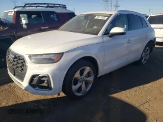 2024 Audi Q5 S line Prestige with VIN WA1FAAFY4R2022069, listed as a Copart auction lot 73215794 with 9,848 mi miles and Salvage title. Bid and sale history available at DreamBid. Image 1.