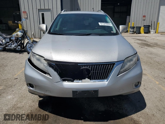 2010 Lexus RX 350 with VIN 2T2BK1BA7AC059483, listed as a Copart auction lot 61349955 with 279,992 mi miles and Salvage title. Bid and sale history available at DreamBid. Image 5.