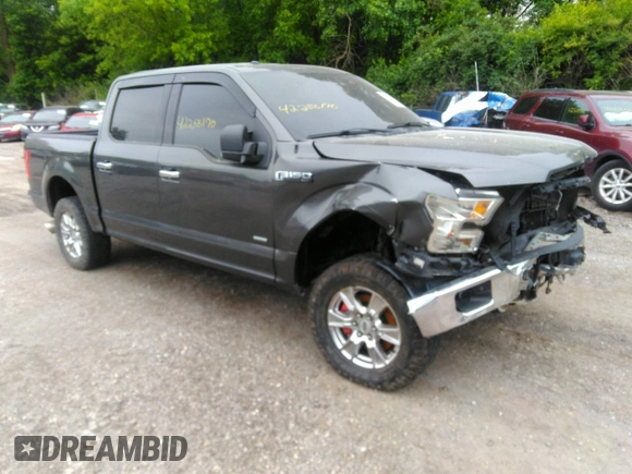 2015 Ford F-150 XLT with VIN 1FTEW1EPXFKE92520, listed as a IAAI auction lot 42288170 with 104,515 mi miles and . Bid and sale history available at DreamBid. Image 1.