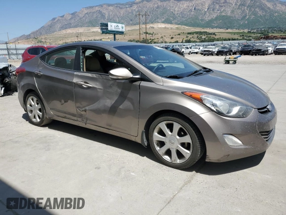 2013 Hyundai Elantra GLS с VIN 5NPDH4AE2DH248769, выставлен на аукционе Copart как лот 58932005 с пробегом 181 646 миль миль и Списание • Salvage title. История ставок и продаж доступна на DreamBid. Изображение 4.
