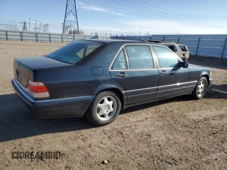 1998 Mercedes-Benz S-Class with VIN WDBGA43GXWA400256, listed as a Copart auction lot 51391515 with 63,364 mi miles and Clean Title. Bid and sale history available at carsss.com. Image 3.