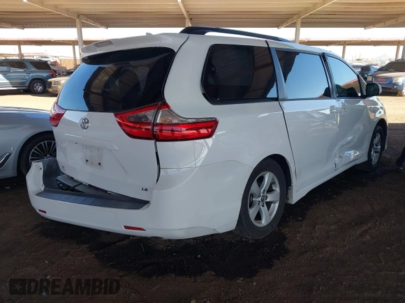 2020 Toyota Sienna LE Auto Access Seat with VIN 5TDKZ3DC0LS029925, listed as a IAAI auction lot 41882957 with 90,555 mi miles and . Bid and sale history available at DreamBid. Image 4.