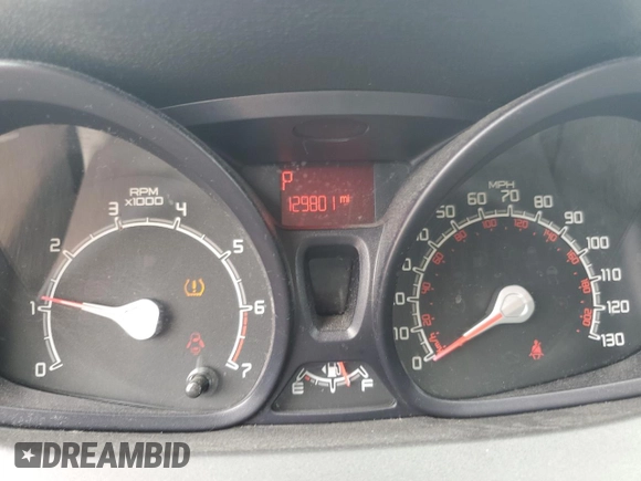 2012 Ford Fiesta S with VIN 3FADP4AJXCM123663, listed as a Copart auction lot 54307665 with 129,801 mi miles and Salvage Title. Bid and sale history available at DreamBid. Image 9.