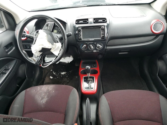2019 Mitsubishi Mirage GT with VIN ML32A5HJ6KH009311, listed as a Copart auction lot 44762485 with 53048 miles and Salvage Title. Bid and sale history available at carsss.com. Image 8.