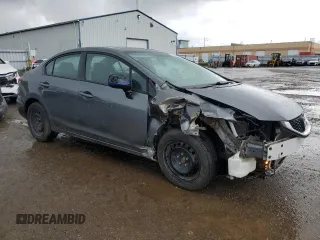 2013 Honda Civic LX z VIN 2HGFB2F53DH101197, wystawiony jako Copart lot #57496665 z przebiegiem 167 450 mil mil oraz Szkoda całkowita • Salvage title. Historia ofert i sprzedaży dostępna na DreamBid. Obrazek 4.