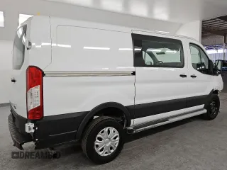 2023 Ford Transit Cargo with VIN 1FTBR1Y86PKB40356, listed as a Copart auction lot 45669345 with 12,890 mi miles and Salvage Title. Bid and sale history available at DreamBid. Image 3.