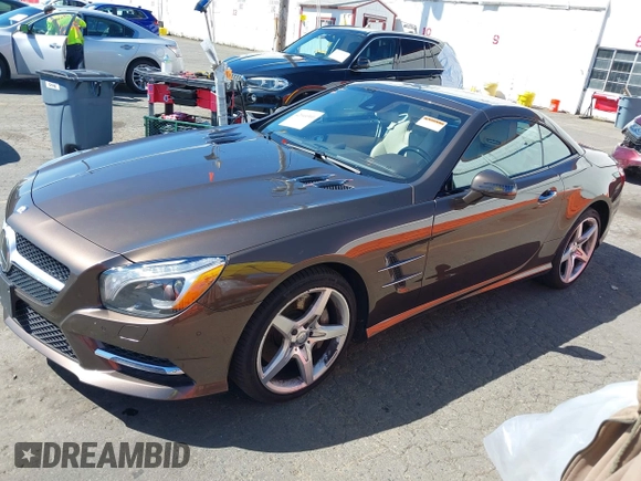 2015 Mercedes-Benz SL 550 with VIN WDDJK7DA6FF031520, listed as a IAAI auction lot 42044960 with Not provided miles and . Bid and sale history available at DreamBid. Image 2.