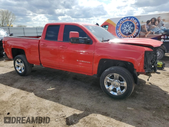2017 Chevrolet Silverado 1500 LT with VIN 1GCVKREC3HZ256812, listed as a Copart auction lot 55629105 with 111,921 mi miles and Salvage Title. Bid and sale history available at DreamBid. Image 4.