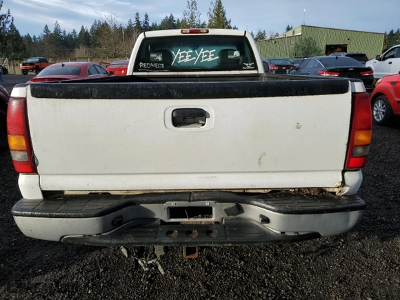 2002 Chevrolet Silverado 1500 with VIN 1GCEC14W82Z158893, listed as a Copart auction lot 84566474 with 282,632 mi miles and Clean Title. Bid and sale history available at carsss.com. Image 6.