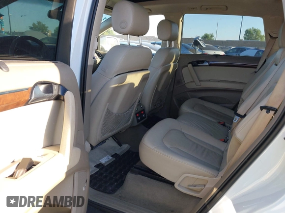 2012 Audi Q7 Premium Plus with VIN WA1LGAFE6CD008306, listed as a IAAI auction lot 42510525 with 131,992 mi miles and . Bid and sale history available at DreamBid. Image 8.