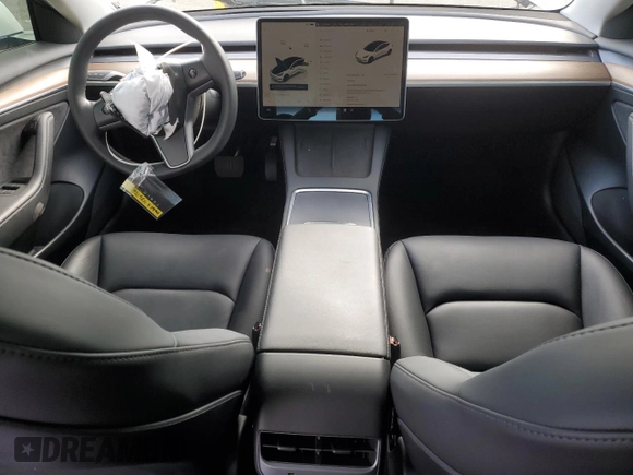 2023 Tesla Model 3 with VIN 5YJ3E1EA5PF486726, listed as a Copart auction lot 51659655 with 14,632 mi miles and Salvage title. Bid and sale history available at DreamBid. Image 8.