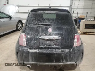 2013 FIAT 500 Turbo with VIN 3C3CFFHHXDT594361, listed as a Copart auction lot 85491244 with 49,619 mi miles and Salvage Title. Bid and sale history available at carsss.com. Image 6.