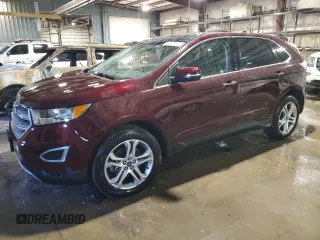 2017 Ford Edge Titanium with VIN 2FMPK4K88HBB02803, listed as a Copart auction lot 47005715 with 115,256 mi miles and Salvage Title. Bid and sale history available at carsss.com. Image 1.