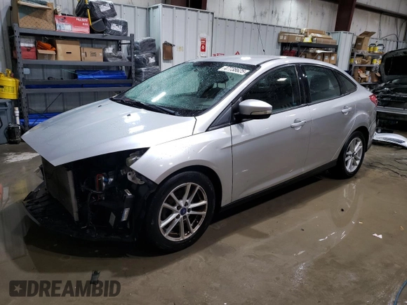2017 Ford Focus SE with VIN 1FADP3F25HL232584, listed as a Copart auction lot 47738625 with 108,983 mi miles and Salvage Title. Bid and sale history available at carsss.com. Image 1.
