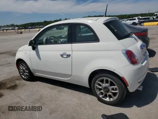 2015 FIAT 500 Pop with VIN 3C3CFFAR1FT501474, listed as a Copart auction lot 56697355 with 123,015 mi miles and Salvage title. Bid and sale history available at DreamBid. Image 2.