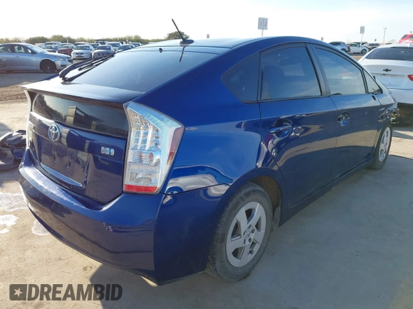 2010 Toyota Prius II with VIN JTDKN3DU2A0080217, listed as a IAAI auction lot 41188124 with 172,755 mi miles. Bid and sale history available at carsss.com. Image 4.