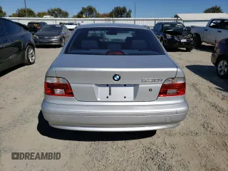 2002 BMW 5 Series 530iA with VIN WBADT63452CH97129, listed as a Copart auction lot 73349124 with 64,431 mi miles and Salvage Title. Bid and sale history available at carsss.com. Image 6.