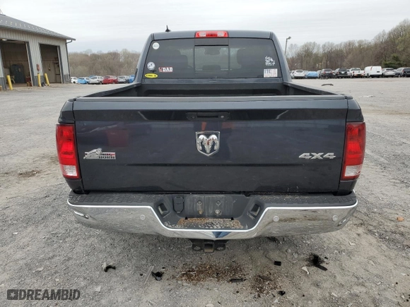 2017 Ram 1500 Big Horn with VIN 1C6RR7LG3HS546703, listed as a Copart auction lot 51631135 with 191,805 mi miles and Salvage Title. Bid and sale history available at carsss.com. Image 6.