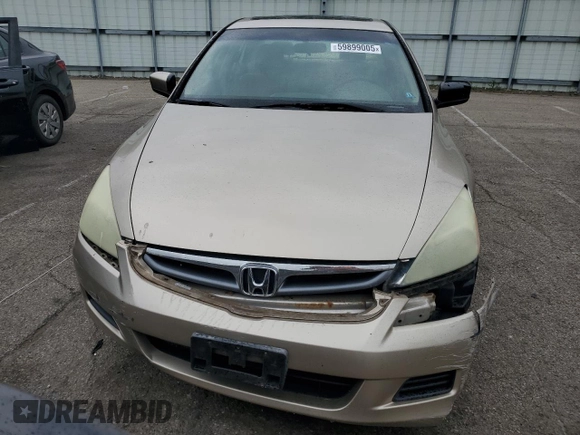 2007 Honda Accord EX с VIN 1HGCM56747A001953, выставлен на аукционе Copart как лот 59899005 с пробегом 157 143 миль миль и Чистый • Clean title. История ставок и продаж доступна на DreamBid. Изображение 5.