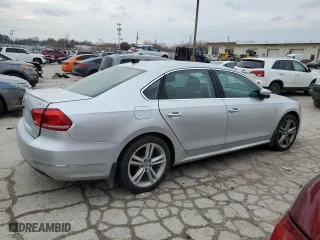 2015 Volkswagen Passat 1.8T Sport with VIN 1VWBT7A39FC081053, listed as a Copart auction lot 83367634 with 131,805 mi miles and Salvage Title. Bid and sale history available at carsss.com. Image 3.