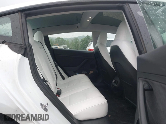 2023 Tesla Model 3 with VIN 5YJ3E1EA2PF626392, listed as a IAAI auction lot 42288413 with 25,605 mi miles and . Bid and sale history available at DreamBid. Image 8.