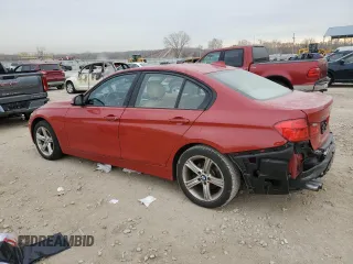 2014 BMW 3 Series 328i xDrive with VIN WBA3B5C57EF599556, listed as a Copart auction lot 82405724 with 91,665 mi miles and Salvage Title. Bid and sale history available at carsss.com. Image 2.