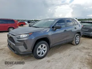 2022 Toyota RAV4 LE with VIN 2T3H1RFV3NC201287, listed as a Copart auction lot 63579475 with 52,581 mi miles and Salvage title. Bid and sale history available at DreamBid. Image 1.
