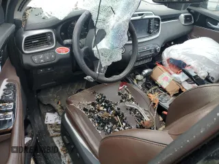 2019 Kia Sorento SX V6 with VIN 5XYPKDA52KG503925, listed as a Copart auction lot 45850785 with 59,107 mi miles and Salvage Title. Bid and sale history available at carsss.com. Image 8.