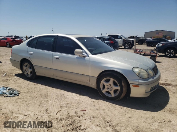 2000 Lexus GS 300 with VIN JT8BD68S8Y0095911, listed as a Copart auction lot 53329065 with 195,179 mi miles and Salvage Title. Bid and sale history available at DreamBid. Image 4.